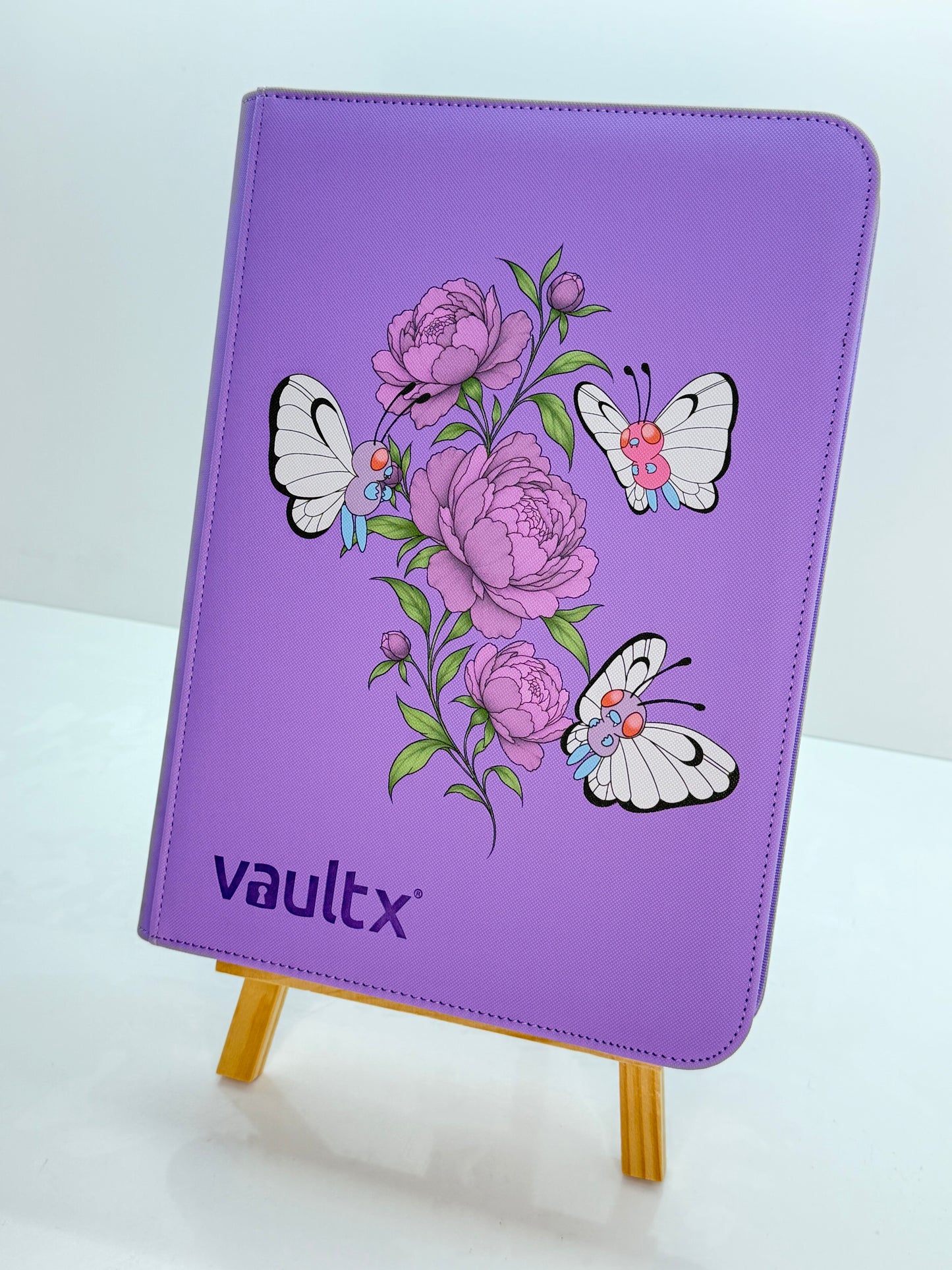 Butterfree Printed Binder - Vault X 9 Pocket Zip Binder