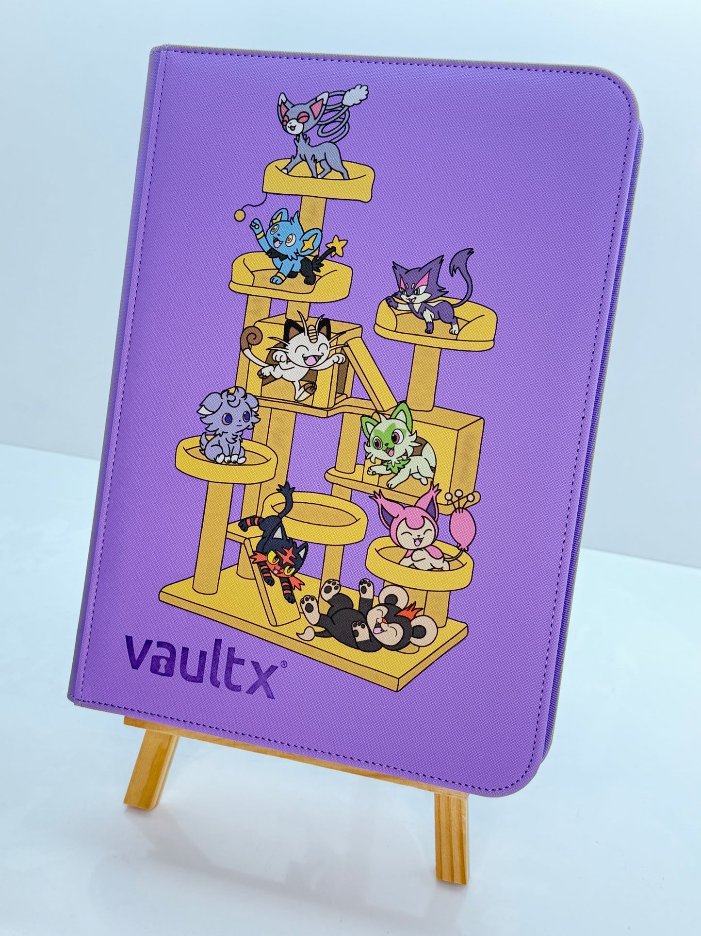 Kittens Printed Binder - Vault X 9 Pocket Zip Binder