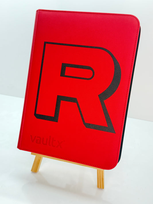 Team Rocket Printed Binder - Vault X 9 Pocket Zip Binder