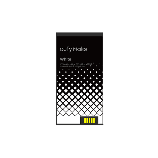 eufyMake UV Ink Cartridge (W, White 100ml) for UV Printer E1