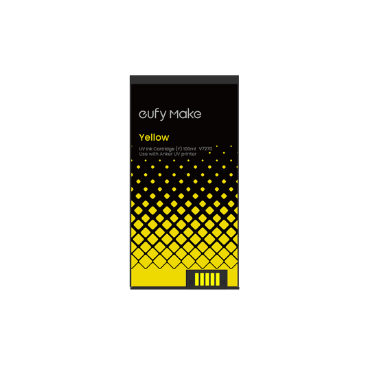 eufyMake UV Ink Cartridge (Y, Yellow 100ml) for UV Printer E1