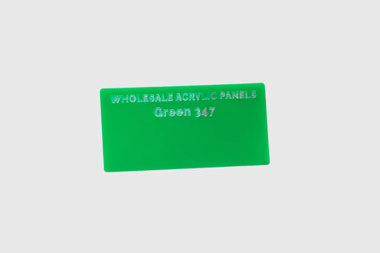 CLEARANCE Green 347/617 Acrylic Sheet