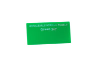 CLEARANCE Green 347/617 Acrylic Sheet