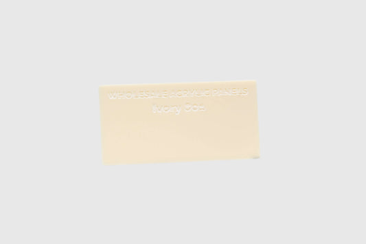 CLEARANCE Ivory 801 Acrylic Sheet