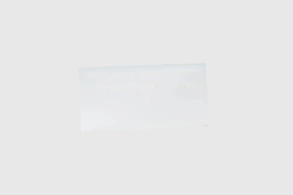 10mm Frosted White Acrylic Sheet - Plastic Film