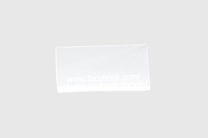 2mm Clear Acrylic Sheet - Plastic/Paper Film