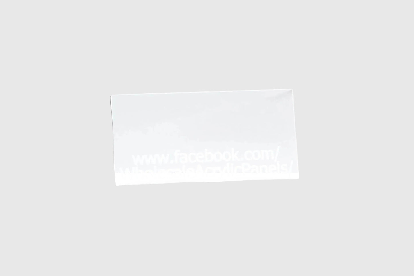3mm Clear Acrylic Sheet - Plastic Film