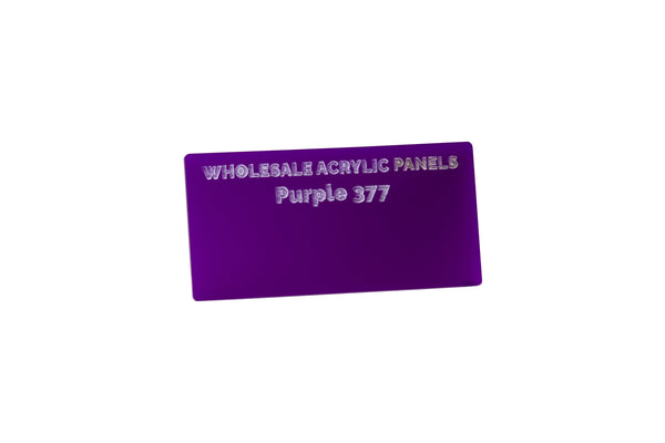 CLEARANCE Purple 377 Acrylic Sheet