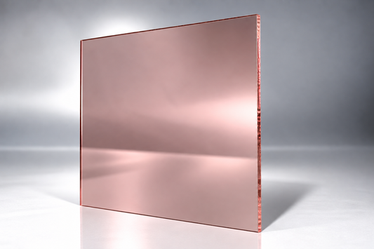 Rose Gold Mirror Acrylic Sheet