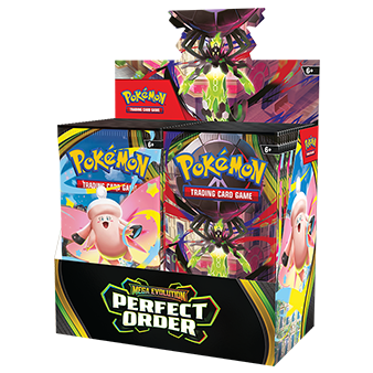 Pokémon TCG Mega Evolutions - Perfect Order Booster Box WITH an Acrylic Case