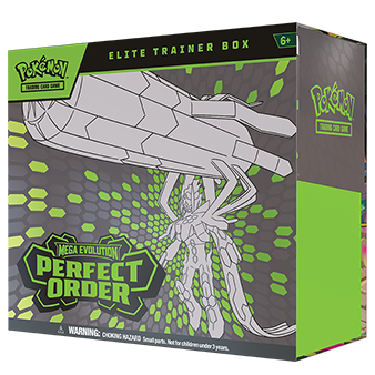 Pokémon TCG Mega Evolutions - Perfect Order Elite Trainer Box (ETB) WITH an Acrylic Case