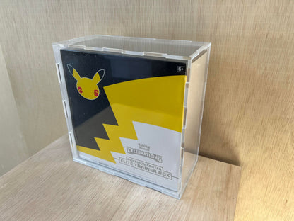 Pokémon Acrylic Celebrations Pokémon Center Elite Trainer Box Display Case Box
