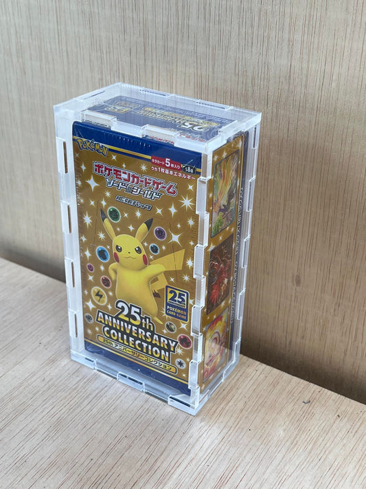 Pokémon Acrylic Japanese Holiday Set Booster Box Display Case Box