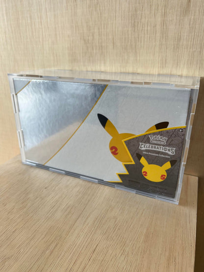 Pokémon Acrylic Celebrations Ultra Premium Collection Display Case Box
