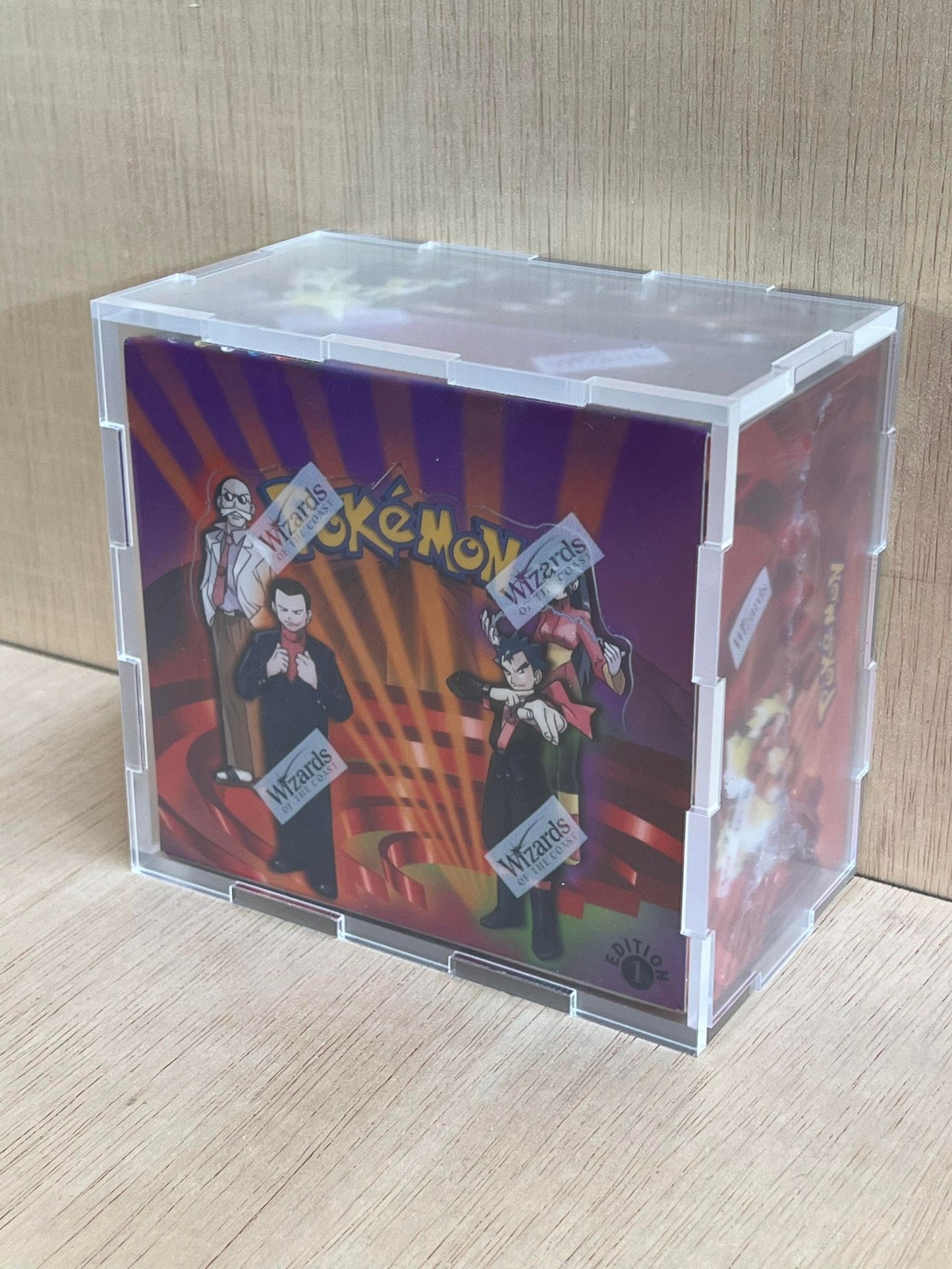 Pokémon Acrylic WOTC Booster Box Display Case Box