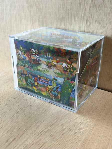 Pokémon Acrylic Celebrations Mini Tin Box Display Case Box