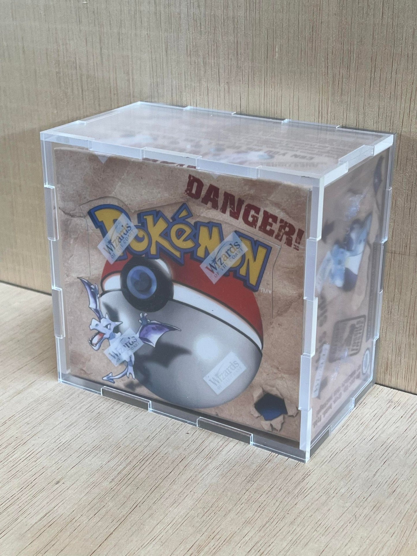 Pokémon Acrylic WOTC Booster Box Display Case Box