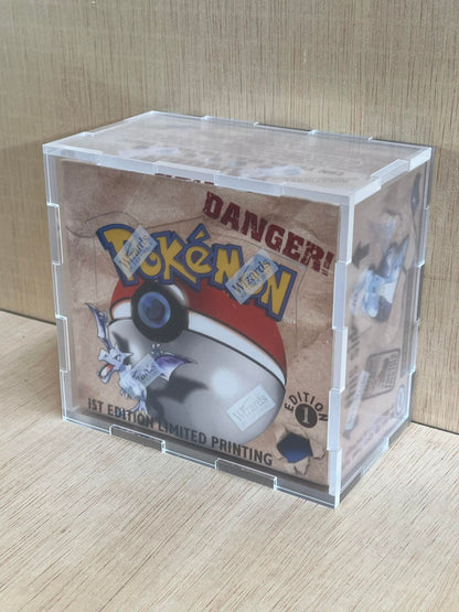 Pokémon Acrylic WOTC Booster Box Display Case Box