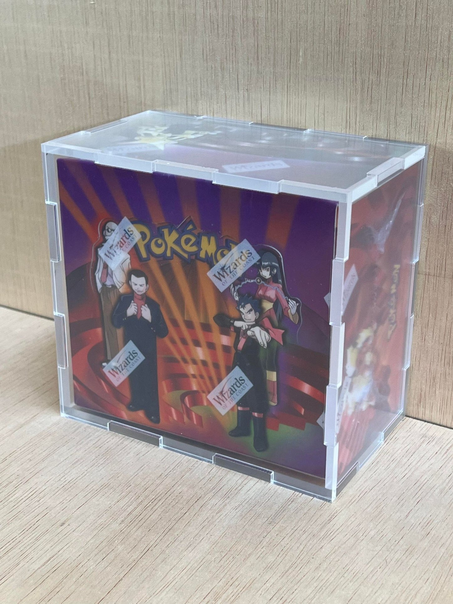 Pokémon Acrylic WOTC Booster Box Display Case Box