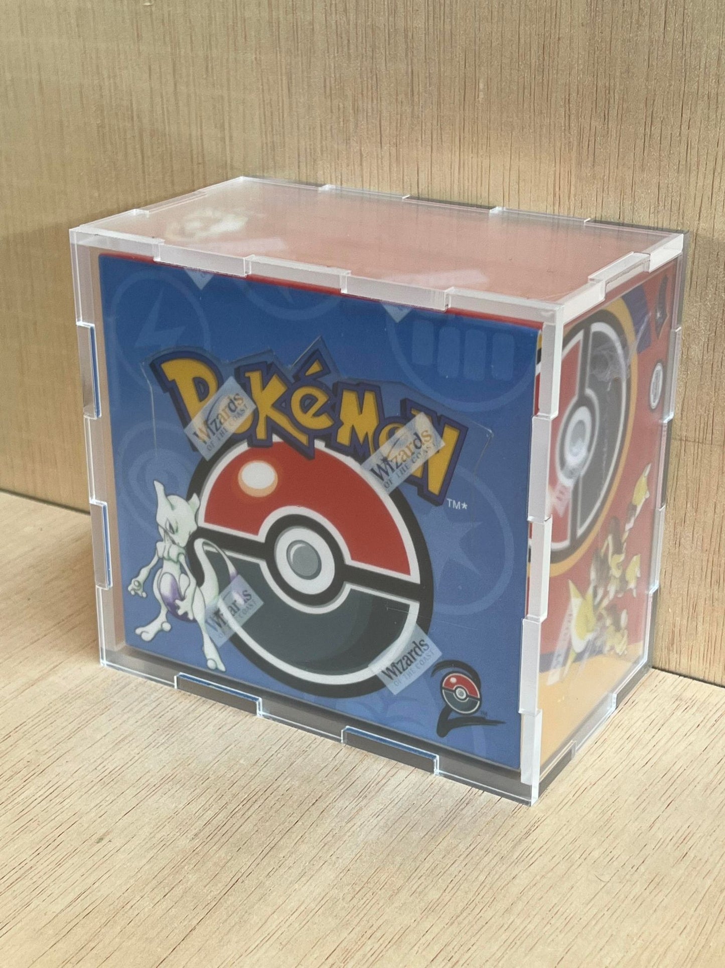 Pokémon Acrylic WOTC Booster Box Display Case Box
