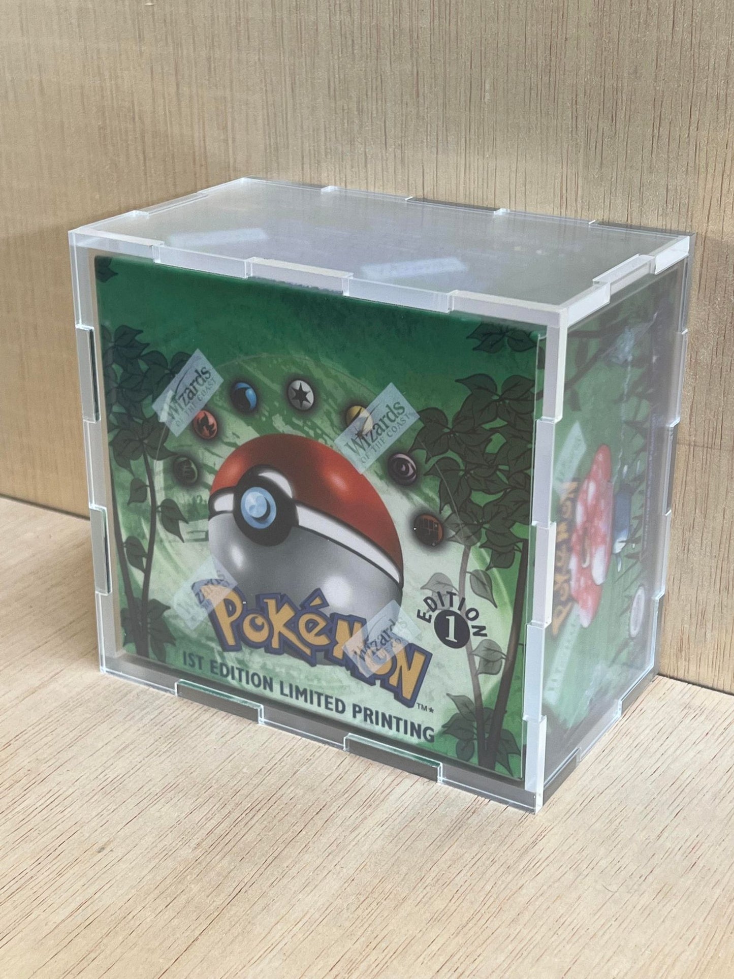 Pokémon Acrylic WOTC Booster Box Display Case Box
