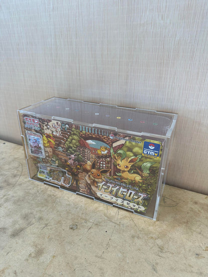 Pokémon Acrylic Japanese Eevee Gym Heroes Display Case Box