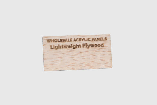 3mm Lightweight Plywood Sheet     Full sheet: 2440mm x 1220mm x 3mm     Grade: B/C