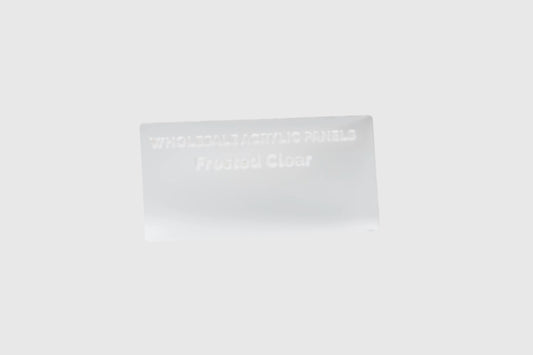 Frosted Clear 001 Acrylic Sheet