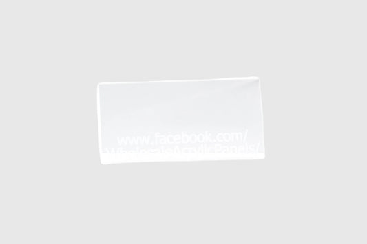 6mm Clear Acrylic Sheet - Plastic Film