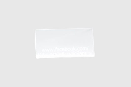 4.5mm Clear Acrylic Sheet - Plastic Film