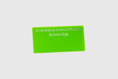 Green 635 Acrylic Sheet