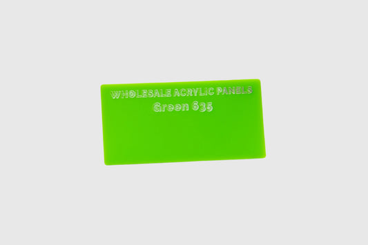 Green 635 Acrylic Sheet