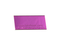 Pink Mirror Acrylic Sheet     Full sheet: 2440mm x 1220mm x 3mm