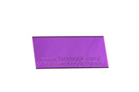Purple Mirror Acrylic Sheet     Full sheet: 2440mm x 1220mm x 3mm
