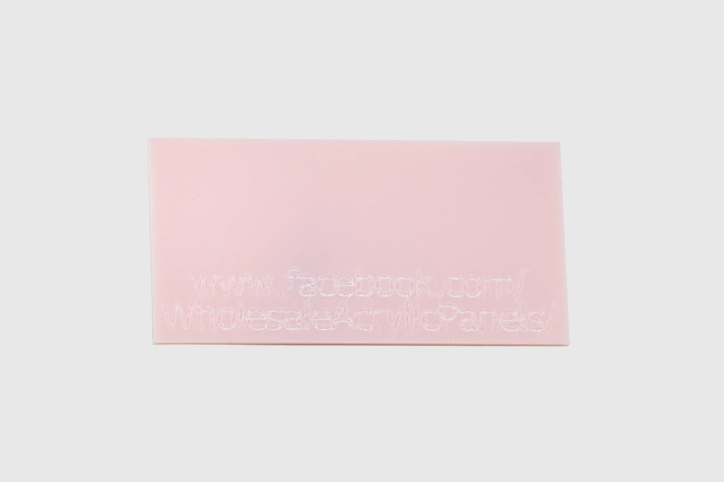Pastel Blush Pink Acrylic Sheet