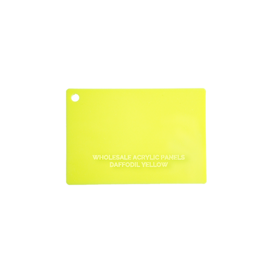 Pastel Daffodil Yellow Acrylic Sheet
