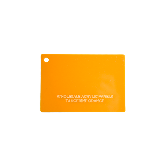 Pastel Tangerine Orange Acrylic Sheet